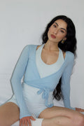 SoftEra™ - Wrap Bolero in Powder Blue