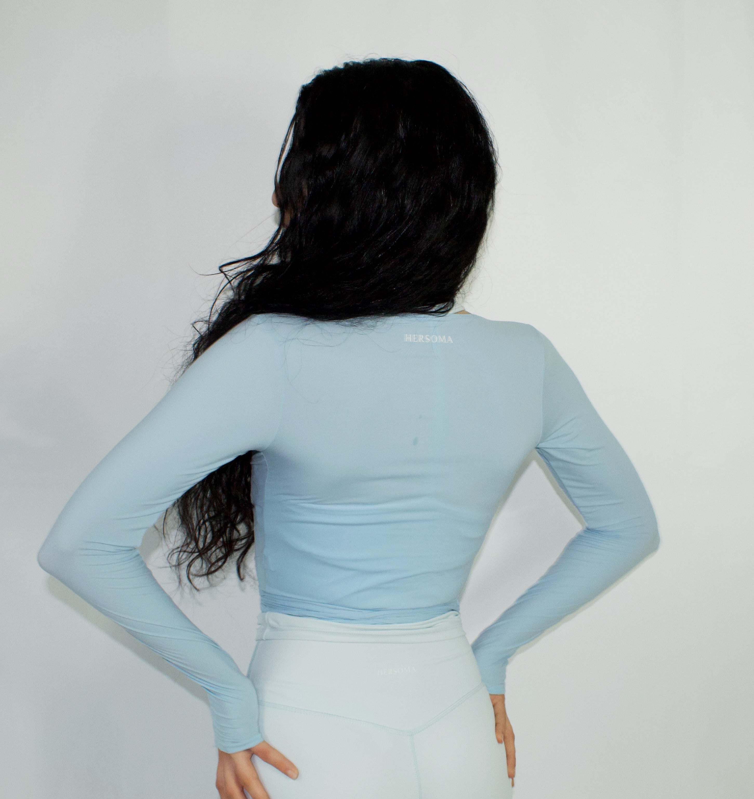 SoftEra™ - Wrap Bolero in Powder Blue